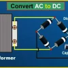 پل دیودی، مبدل ac به dc